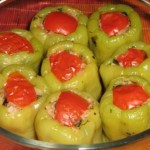 Etli Biber, Domates, Kabak Dolması Tarifi
