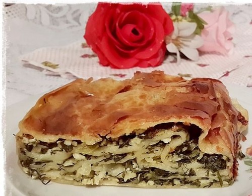 Sütlü Karbonatlı Otlu Börek