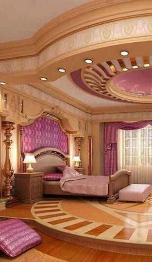 pembe dore yatak odası modeli