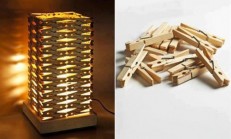 Tahta Mandallarla Dekoratif Gece Lambası