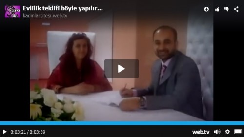 Evlilik Teklifi Böyle Yapılır