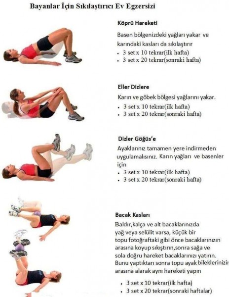 Bayanlar için Sıkılaştırıcı Ev Egzersizleri