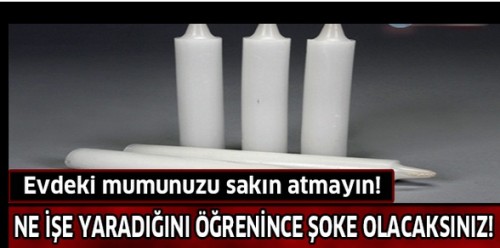 Bir Mum Aydınlatmaktan Başka Ne İşe Yarar??