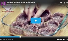 Patates Püreli Kaşarlı Köfte Tarifi Videolu